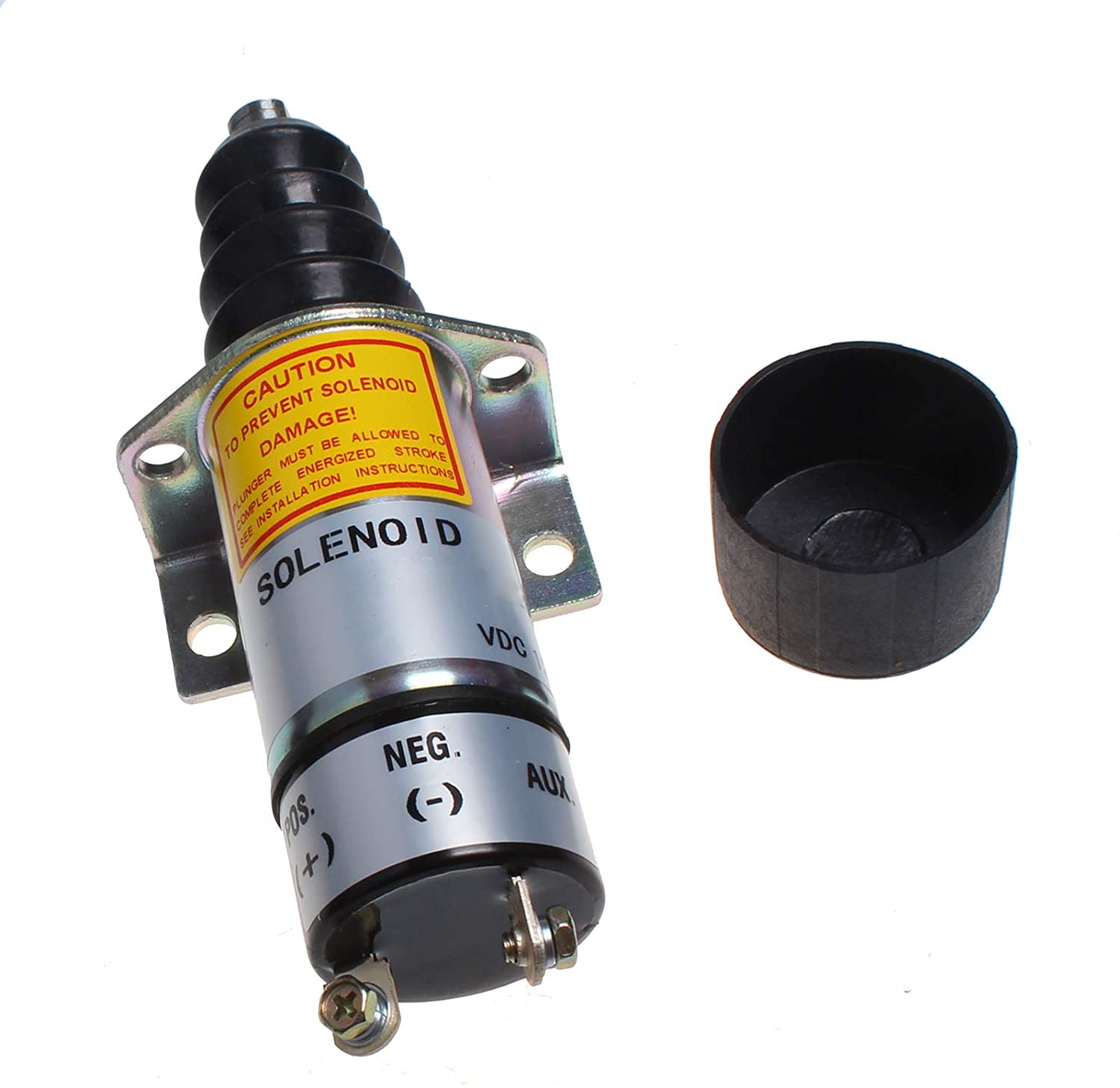 12V Shutoff Solenoid Valve 1500-2047 1502-12C6U1B2S1 for Woodward - KUDUPARTS