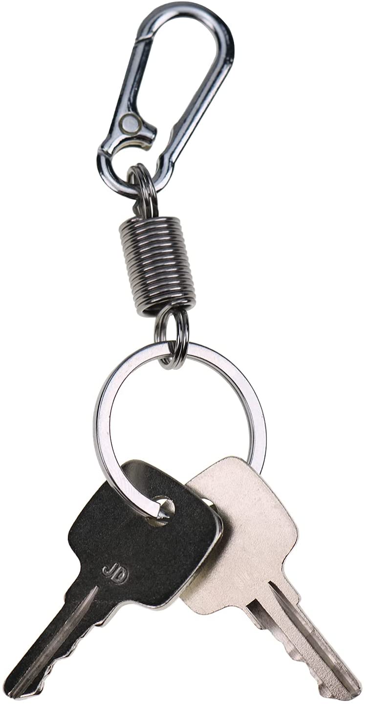 2X Ignition Keys AR51481 AT195302 AT145929 R45361 with Key Chain for John Deere Backhoe Loader Front Loader Grader Tractor Wheel Loader Equipments - KUDUPARTS
