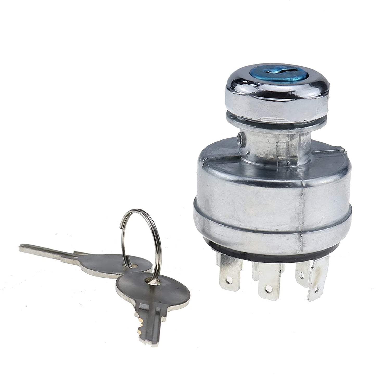 Ignition Starter Switch 282775A1 A77312 L61053 D134737 for Case 1080B 1550 1840 2366 3394 821 7150 760 921 1150G 1845C 5230 3594 5120 5130 5140 ++ Tractors IH AR58126 and John Deere - KUDUPARTS