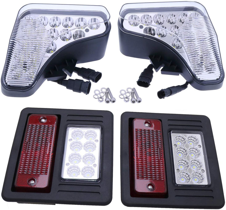 LED Light Kit 7138040 7138041 6670284 for Bobcat A770 S450 S510 S530 S550 S570 S590 S595 S630 S650 S740 S750 S770 S850 T450 T550 T590 T630 T650 T750 T770 T870 - KUDUPARTS