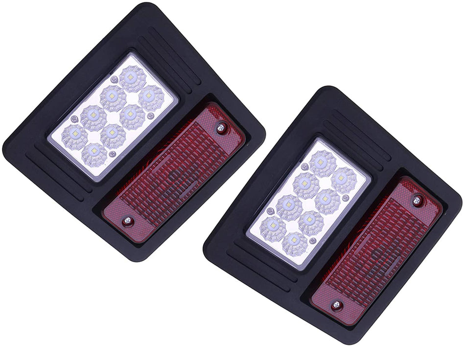 2PCS LED Tail Light 6670284 for Bobcat 553 751 753 763 773 863 864 873 883 963 A220 A300 A770 S100 S130 S150 S160 S175 S185 S205 S220 S250 S300 S330 T110 T140 T180 T190 T200 T250 T300 T320 - KUDUPARTS