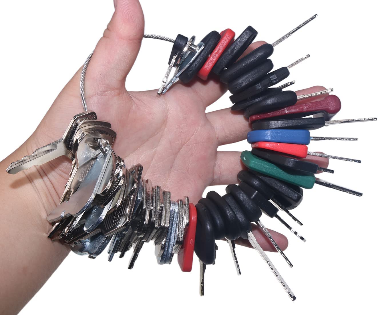 60 keys Compatible with Heavy Equipment Volvo John Deere Bobcat New Holland Komatsu - KUDUPARTS