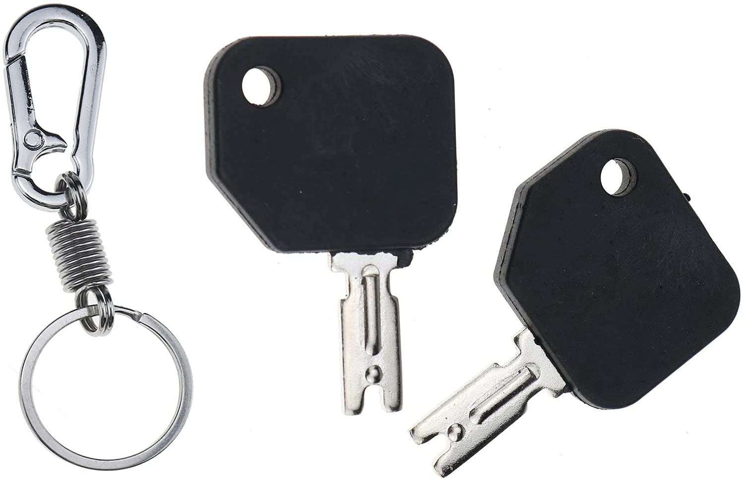 Forklift Keys #166 186304 with Key Chain Compatible with Hyster S30XL and More Forklift - KUDUPARTS