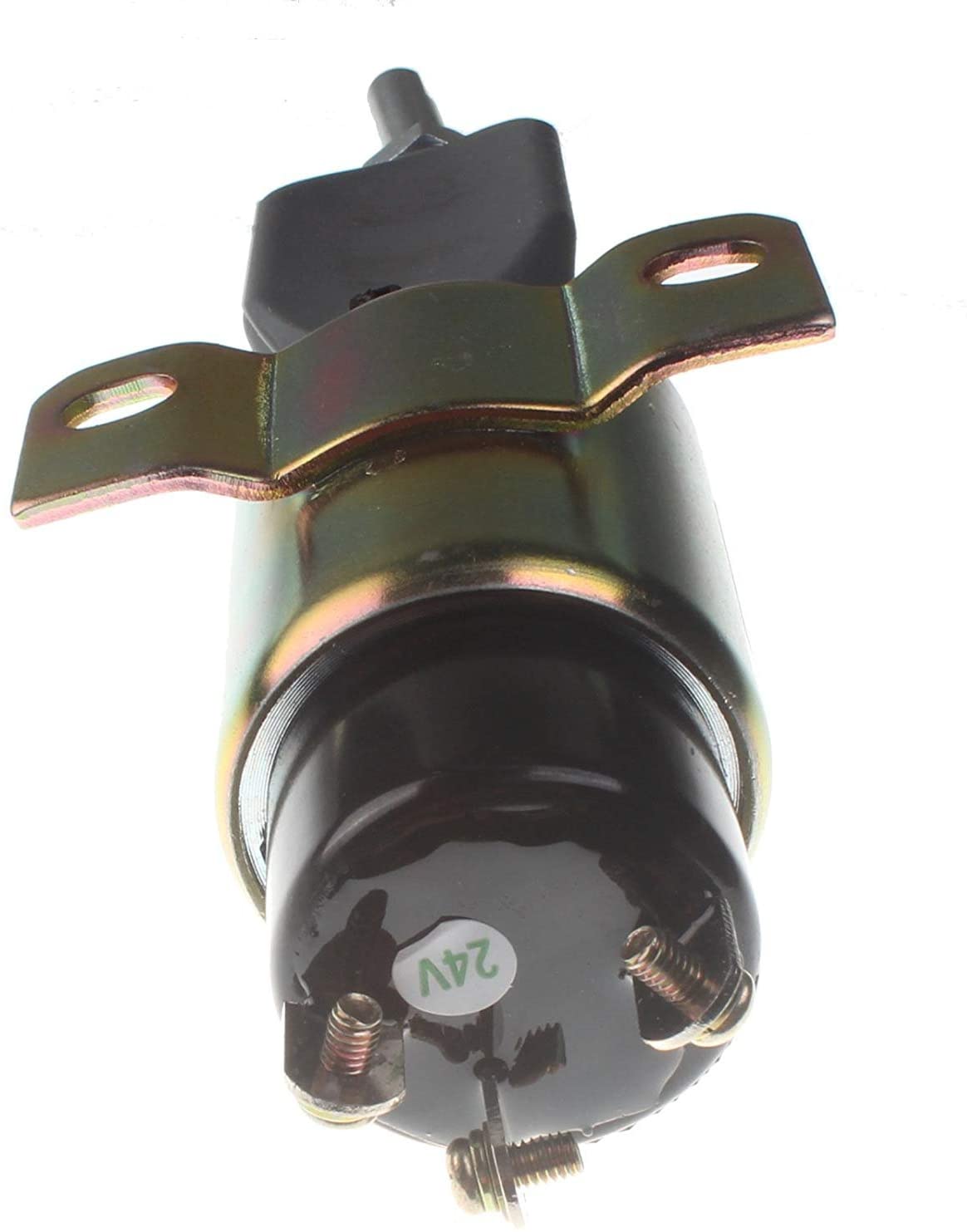 Stop Solenoid 600-815-7550 for Komatsu Engine 4D102E-1-X 4D102E-1B 4D95L-1FF 4D95L-1GG-BW 4D95L-1GG-W 4D95L-1GG 4D95LE-2A 4D95LE-2B 4D95LE-2C 4D95LE-2D - KUDUPARTS