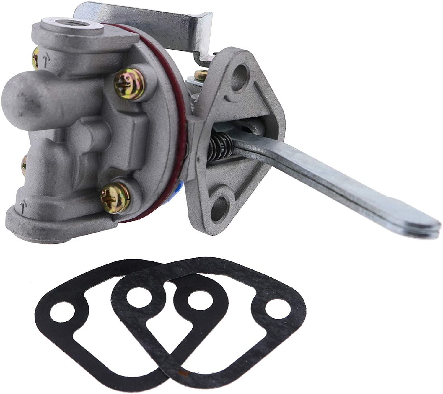 Fuel Feed Lift Pump 105582-52010 with Gaskets for Yanmar Marine 1GM 1GM10 3GMD 2QM(20) 2QM20Y 3QM 3QM30 Engine - KUDUPARTS