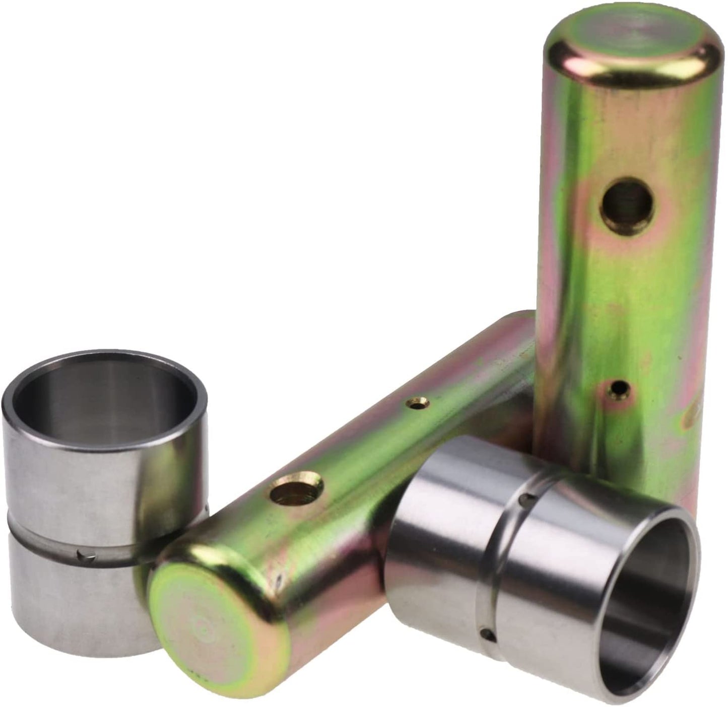 6711334 6708517, 2X Pivot Pin & Bushing Kit Fit Bobcat 863 864 873 883 A220 T200 - KUDUPARTS